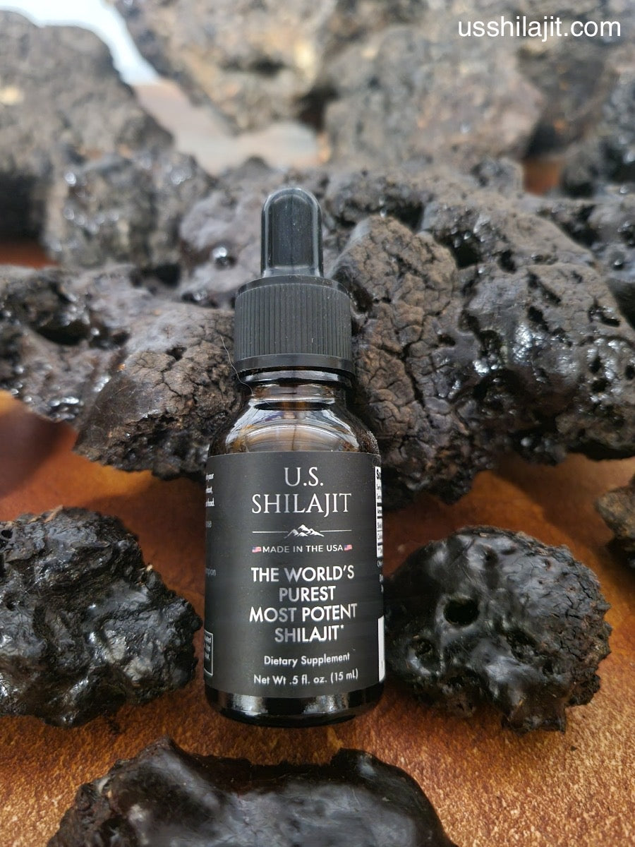 U.S. Shilajit High Potency Liquid Extract